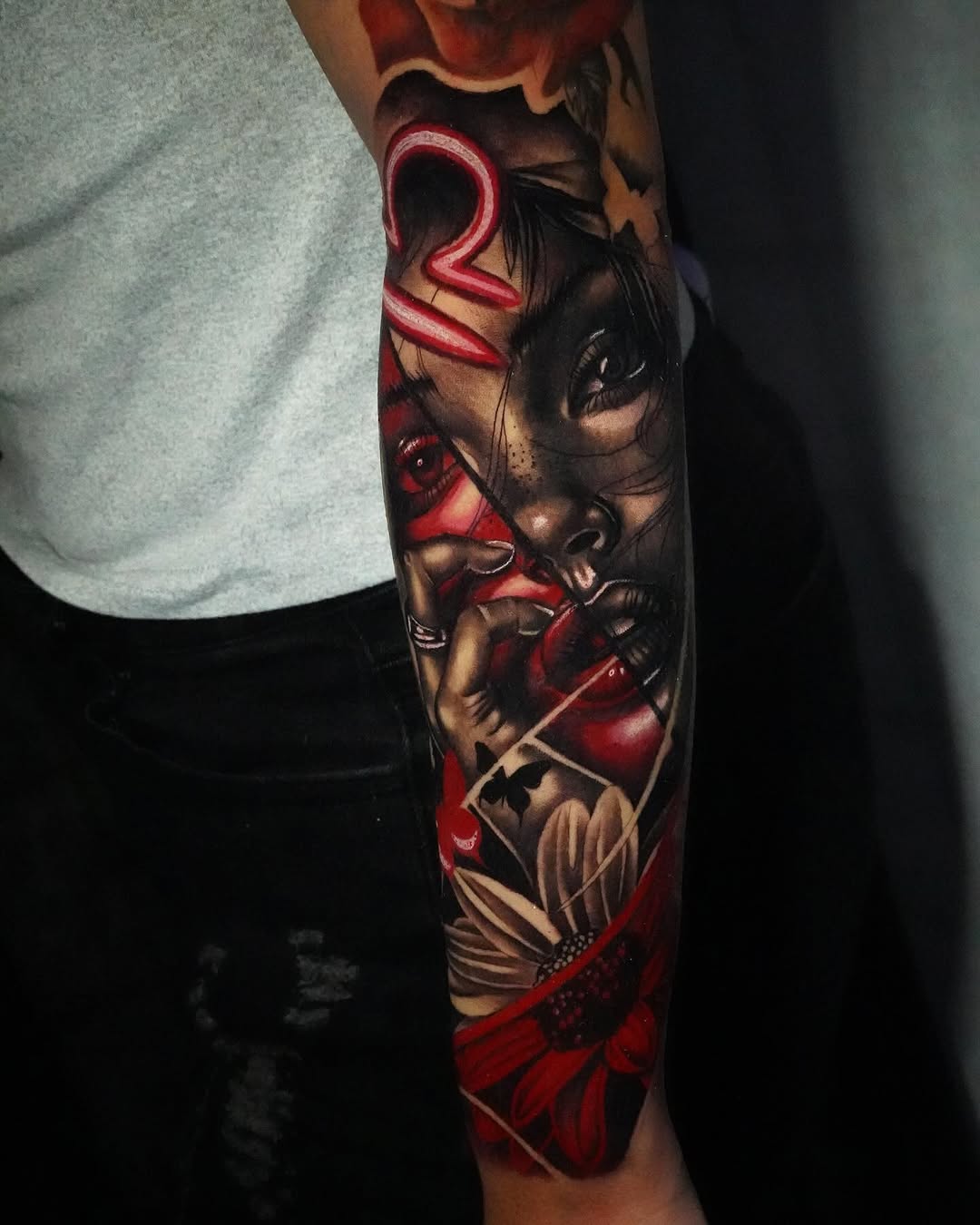 Tattoo by @milesjtattoos — realism, dark_realism