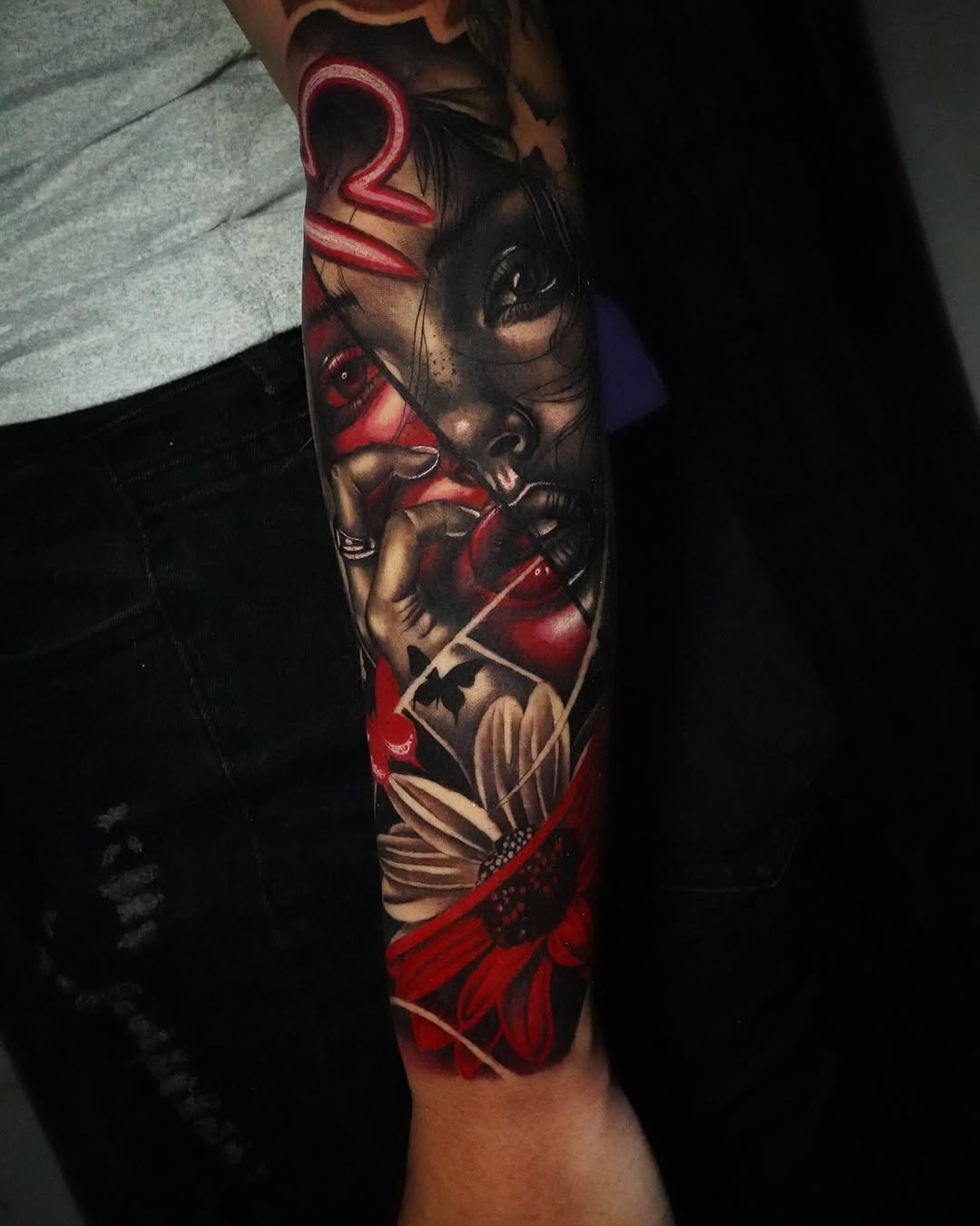 Tattoo by @milesjtattoos — realism, dark_realism