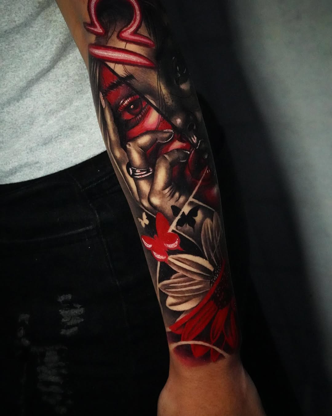 Tattoo by @milesjtattoos — realism, dark_realism