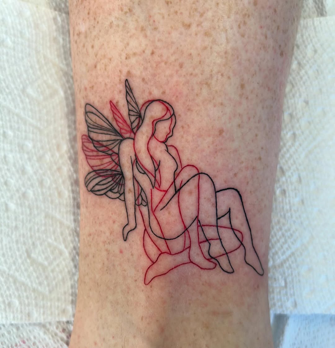 Tattoo by @chaotic__fern β fine_line, minimalist