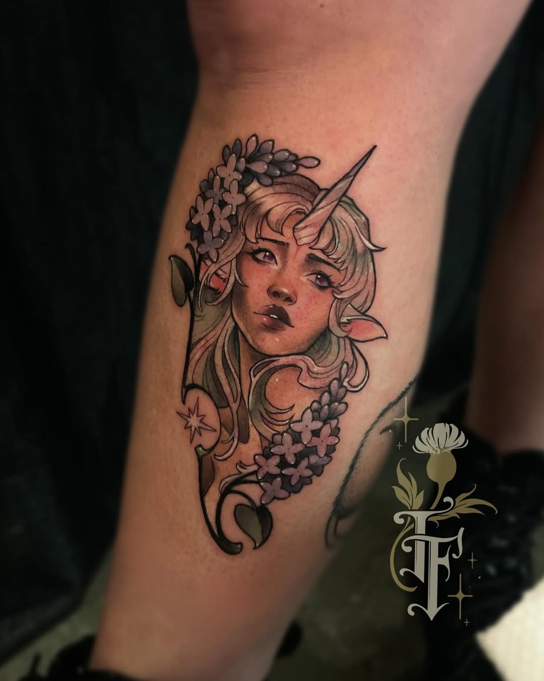 Tattoo by @thistlefoot.tattoo β neo_traditional, illustrative