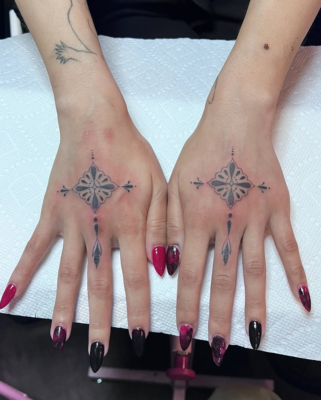 Tattoo by @hailyourself_ — geometric, dotwork