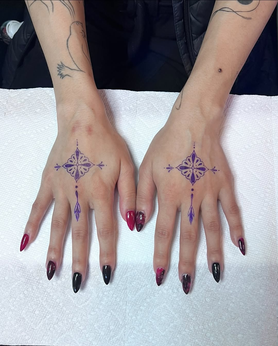 Tattoo by @hailyourself_ — geometric, illustrative