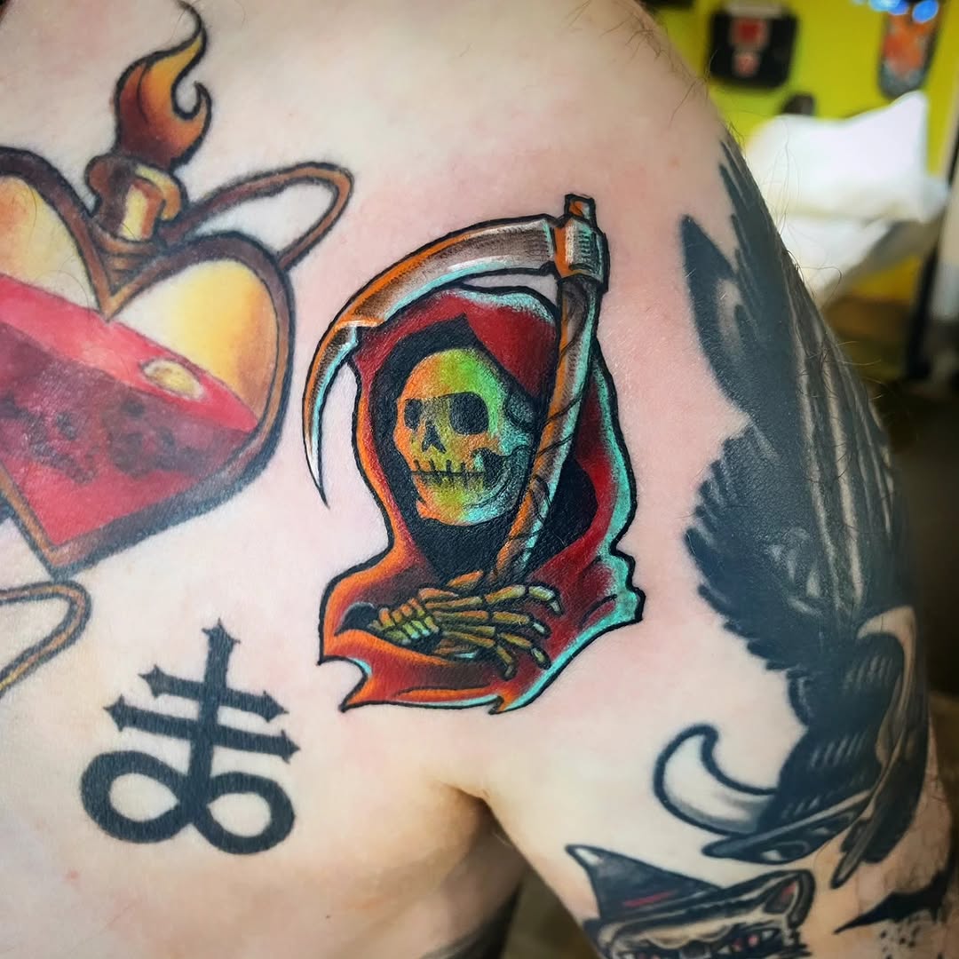 Tattoo by @peraltatattoos — american_traditional, neo_traditional
