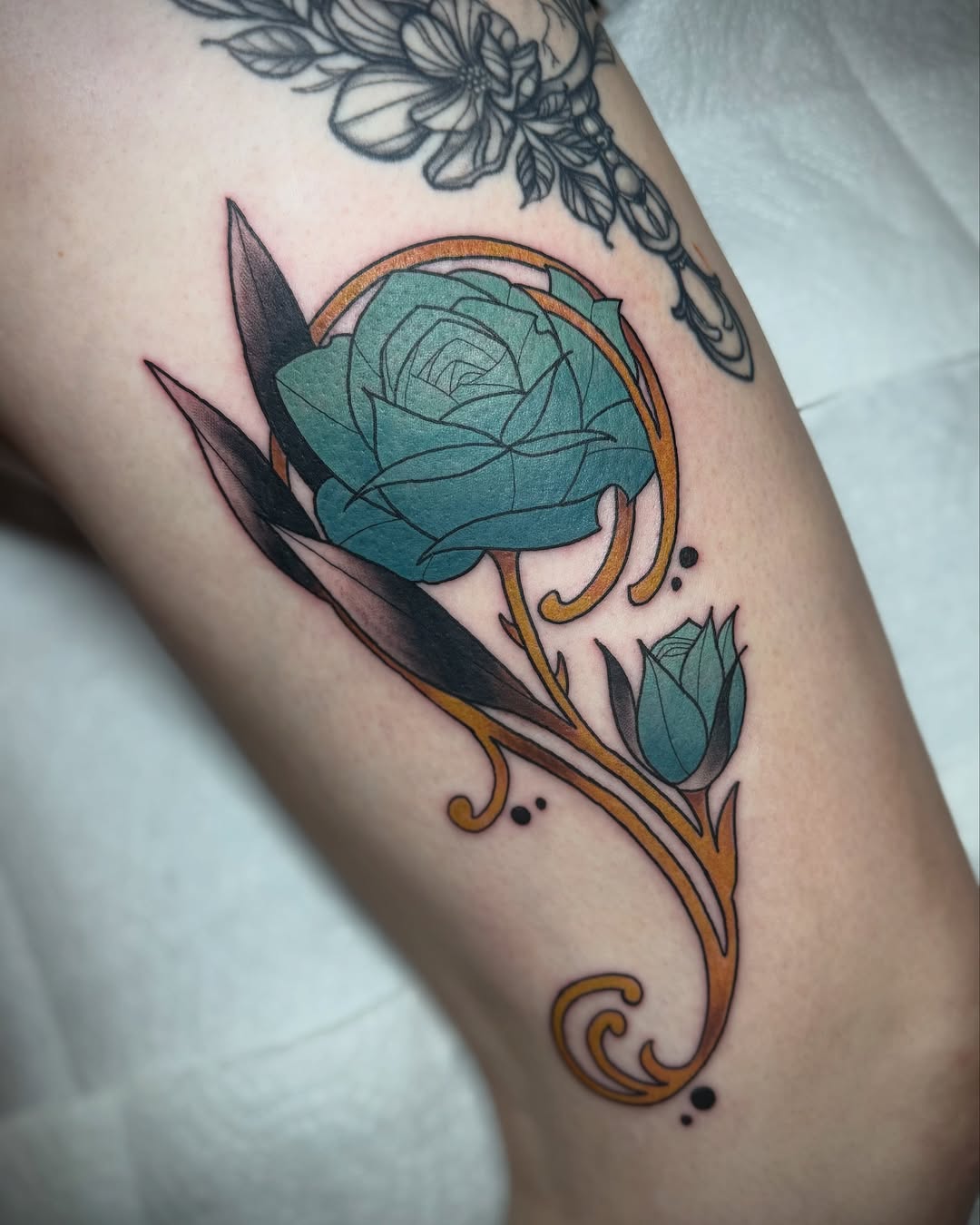 Tattoo by @urmomtat2 — neo_traditional, ornamental