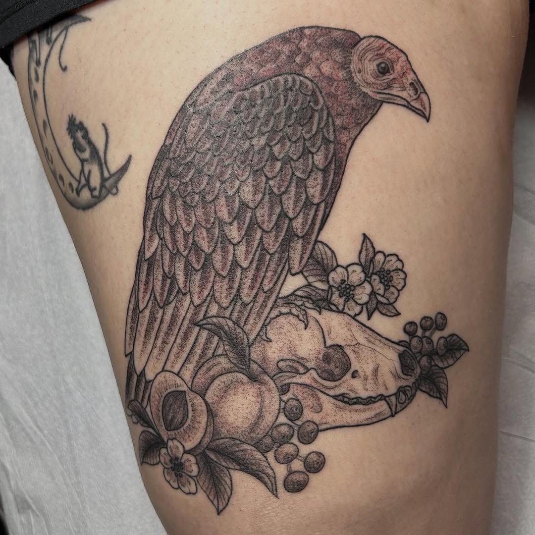 Tattoo by @inkslingingtattoo โ black_and_grey, realism