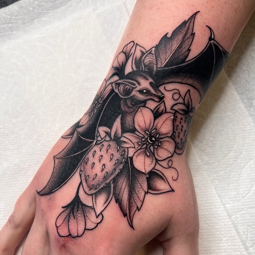 Tattoo by @molliecooltattoos — black_and_grey, realism