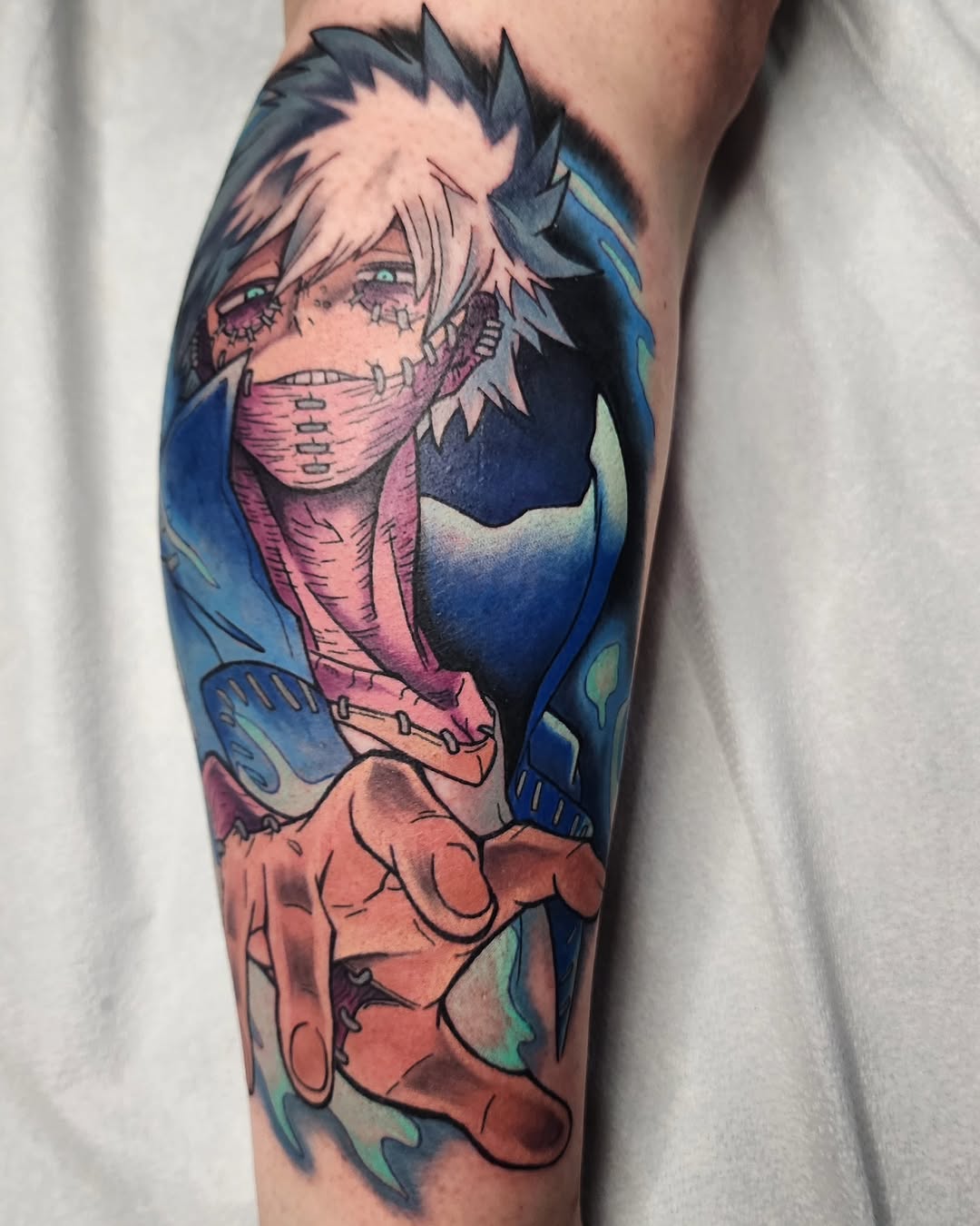 Tattoo by @madx.ink — anime, realism