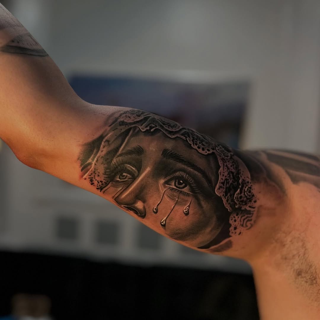 Tattoo by @greytatto_93 — realism, black_and_grey