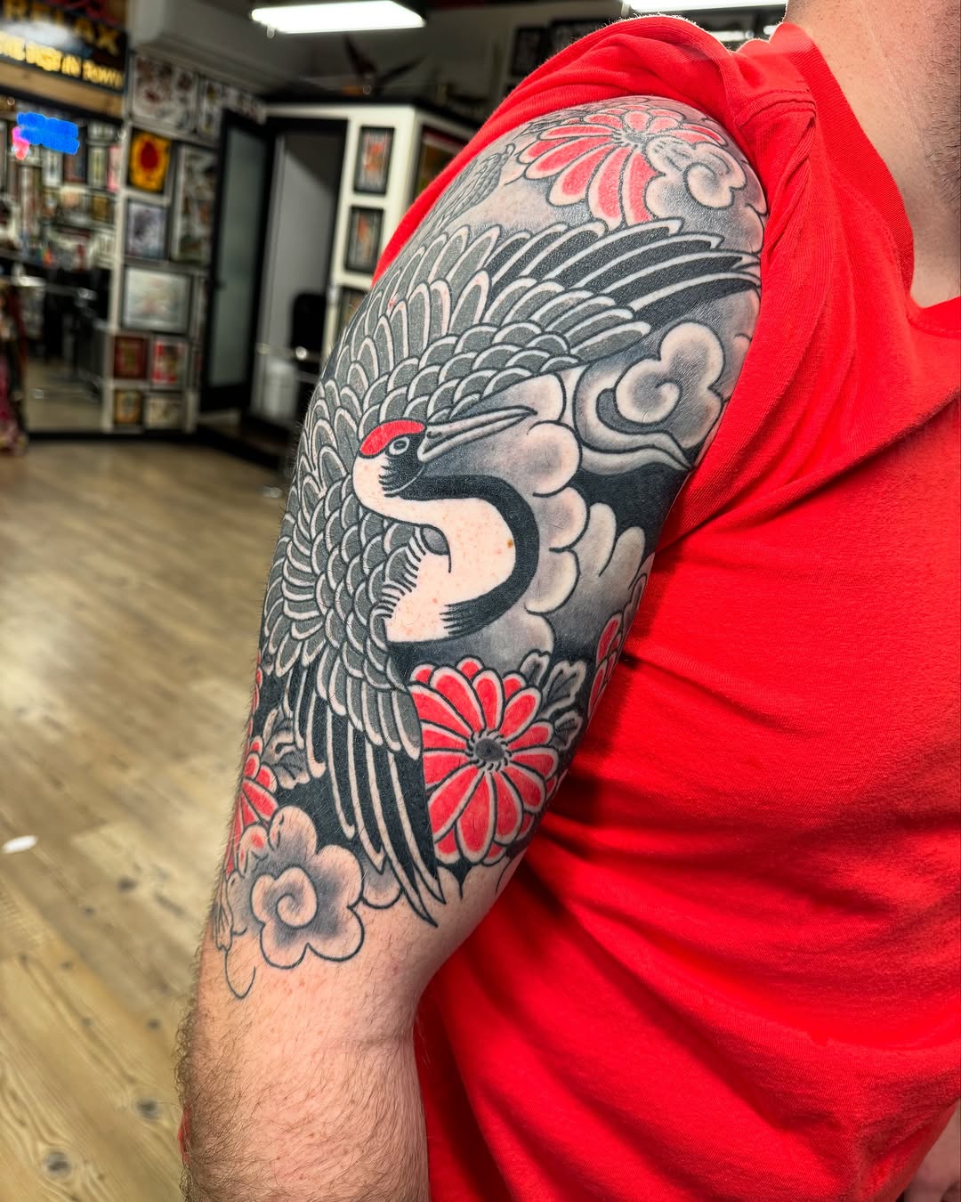 Tattoo by @me_my_self — japanese_irezumi, black_and_grey