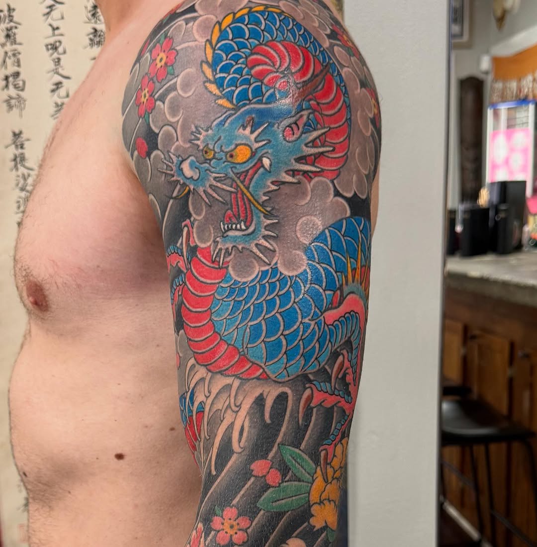Tattoo by @jasoneisenberg73 โ japanese_irezumi