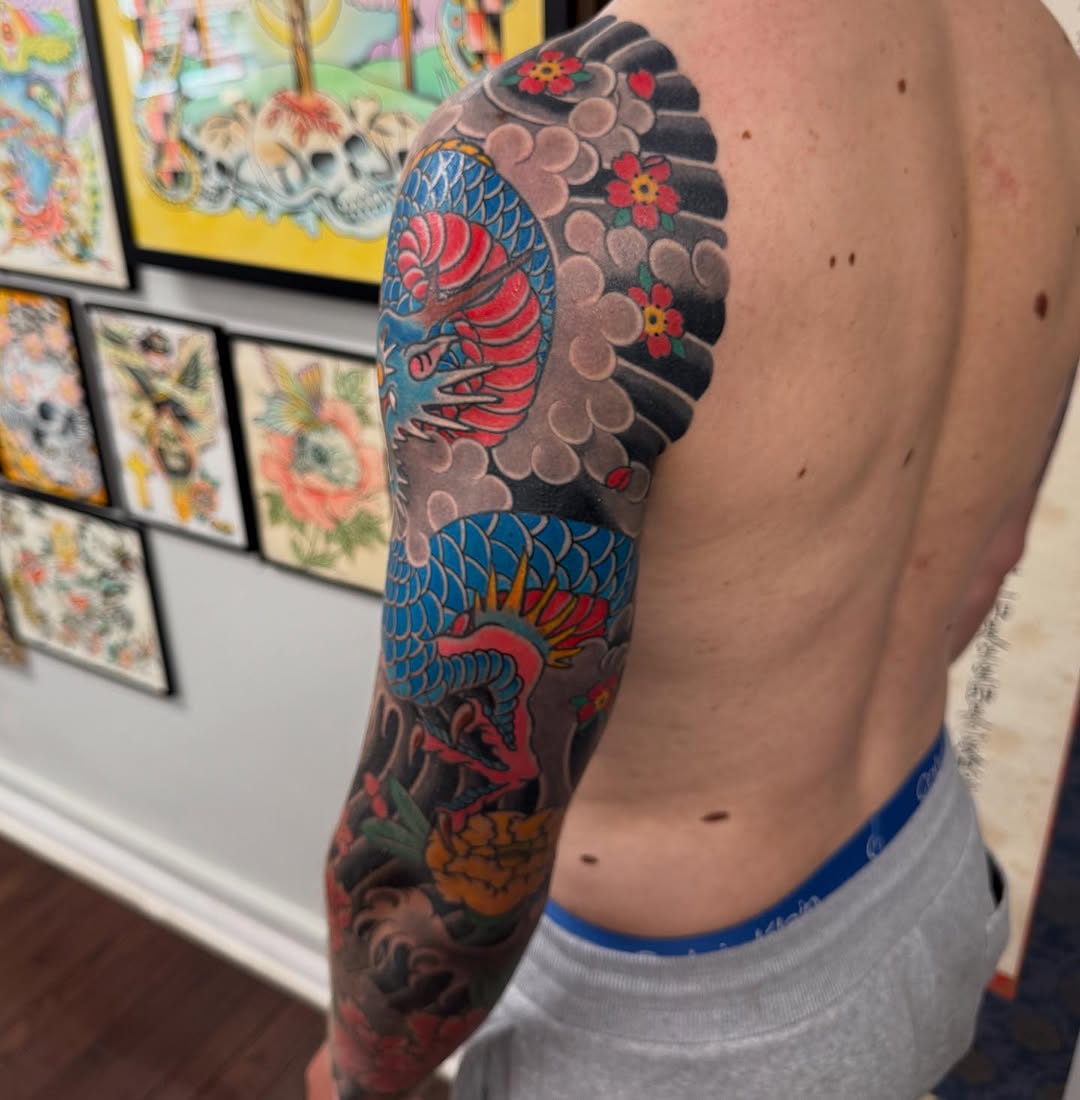 Tattoo by @jasoneisenberg73 โ japanese_irezumi