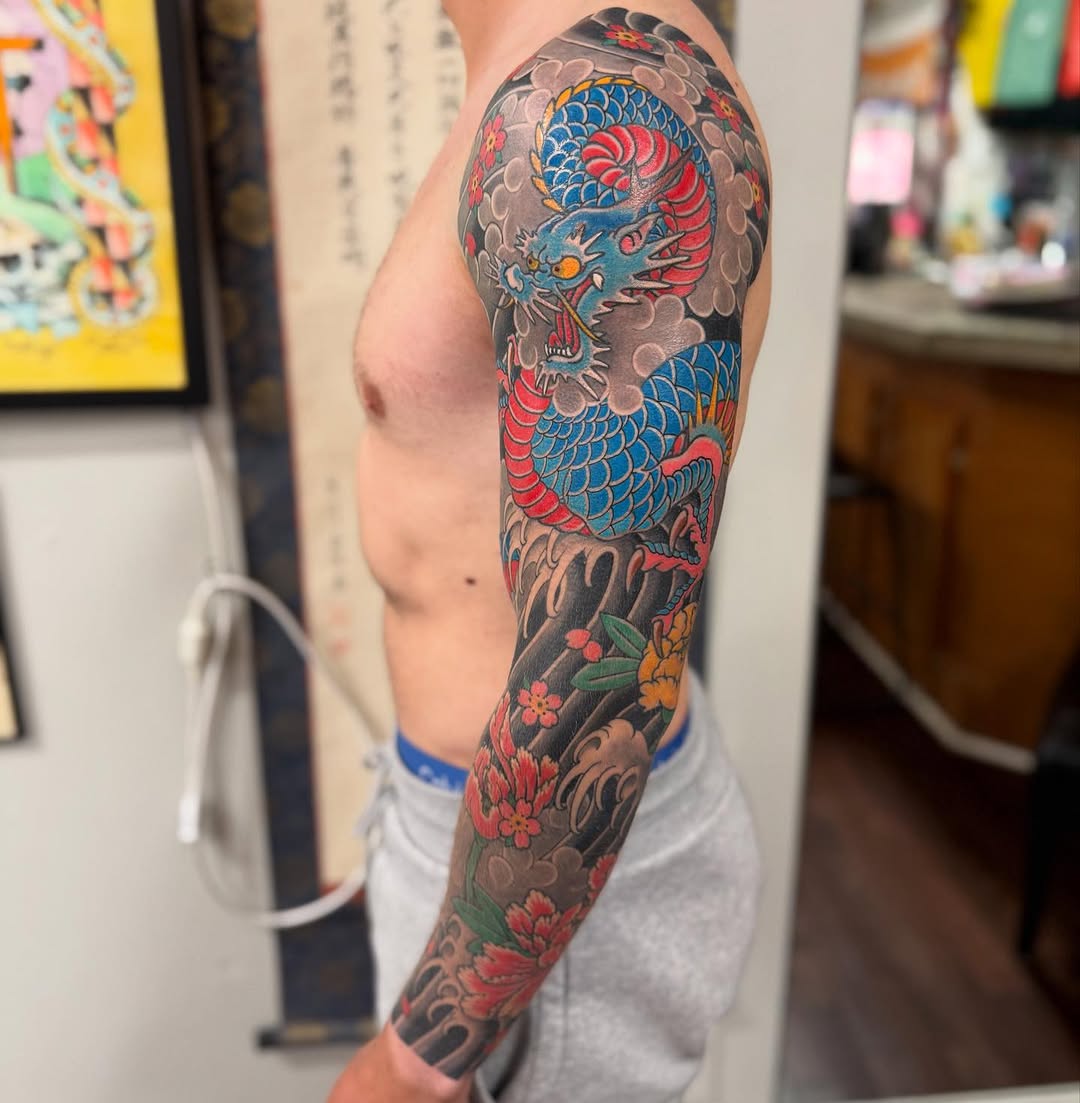 Tattoo by @jasoneisenberg73 โ japanese_irezumi