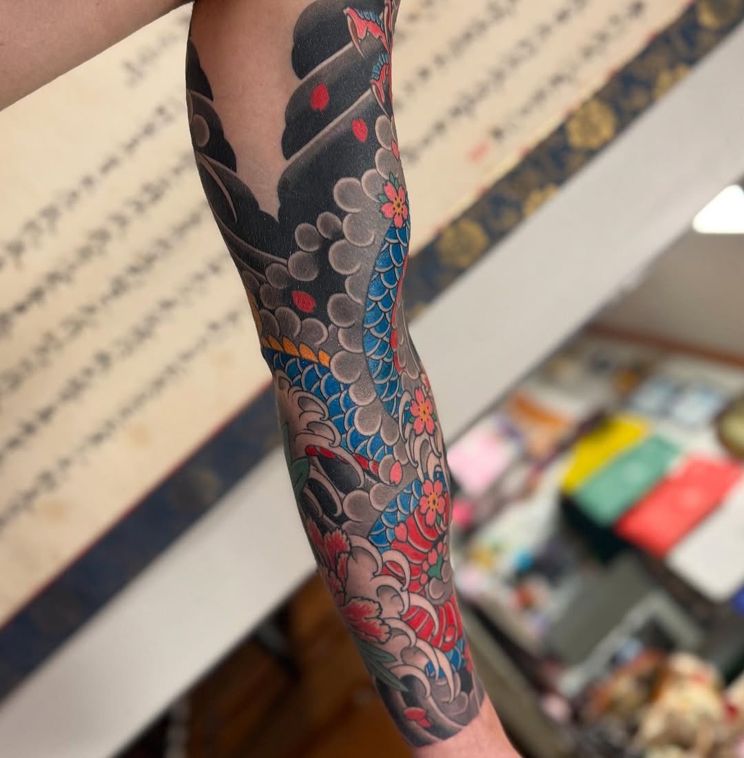 Tattoo by @jasoneisenberg73 โ japanese_irezumi