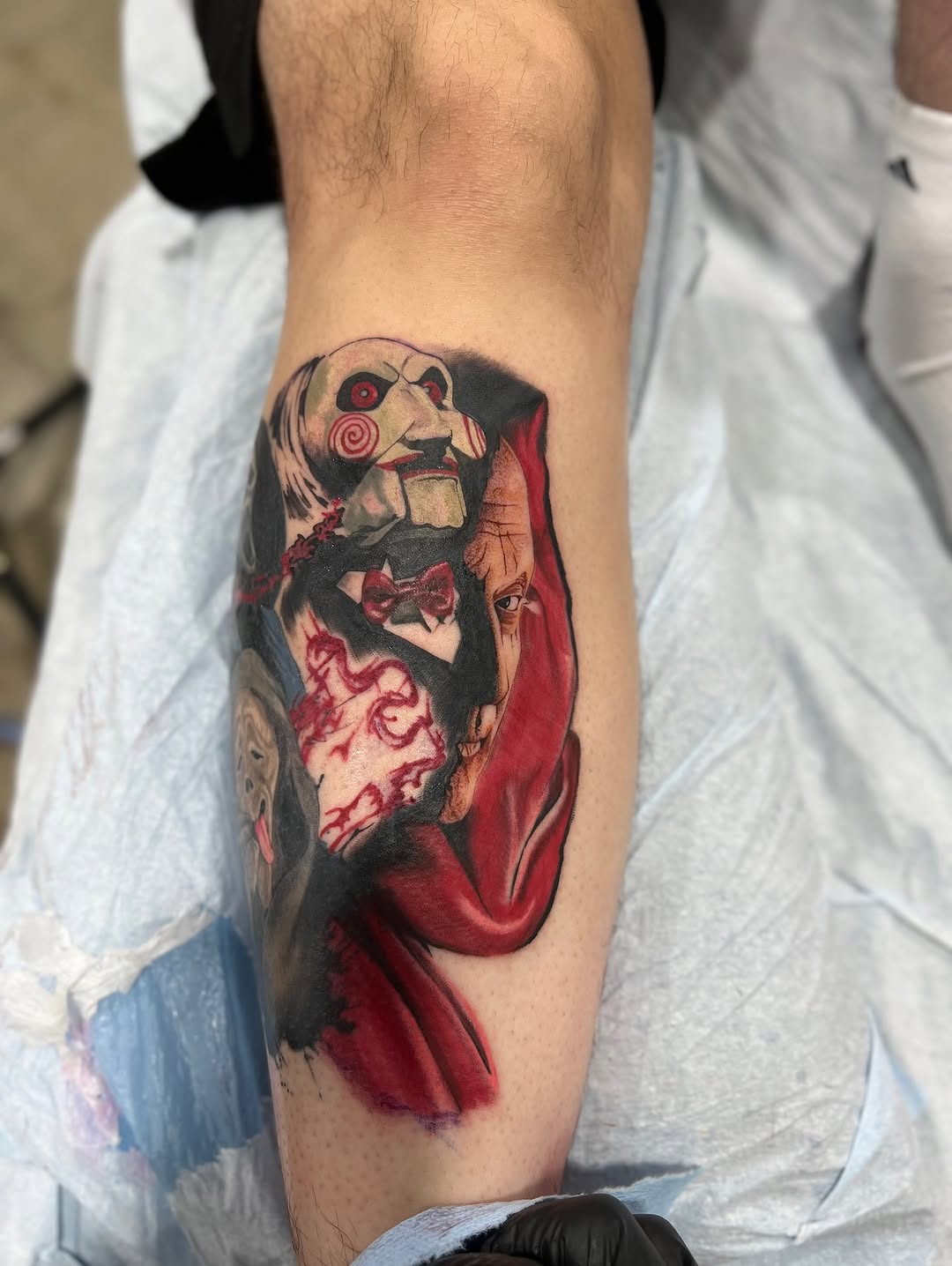 Tattoo by @godlikeadog โ realism, dark_realism