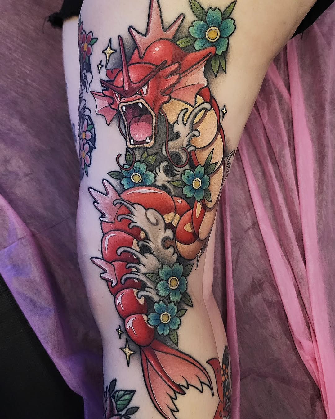 Tattoo by @joannanguyenart — neo_traditional, anime