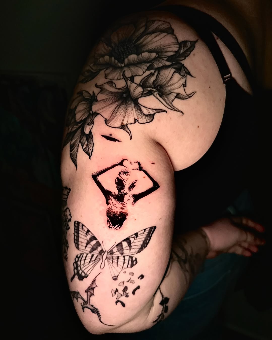 Tattoo by @matthew.hall.tattoo — black_and_grey, realism