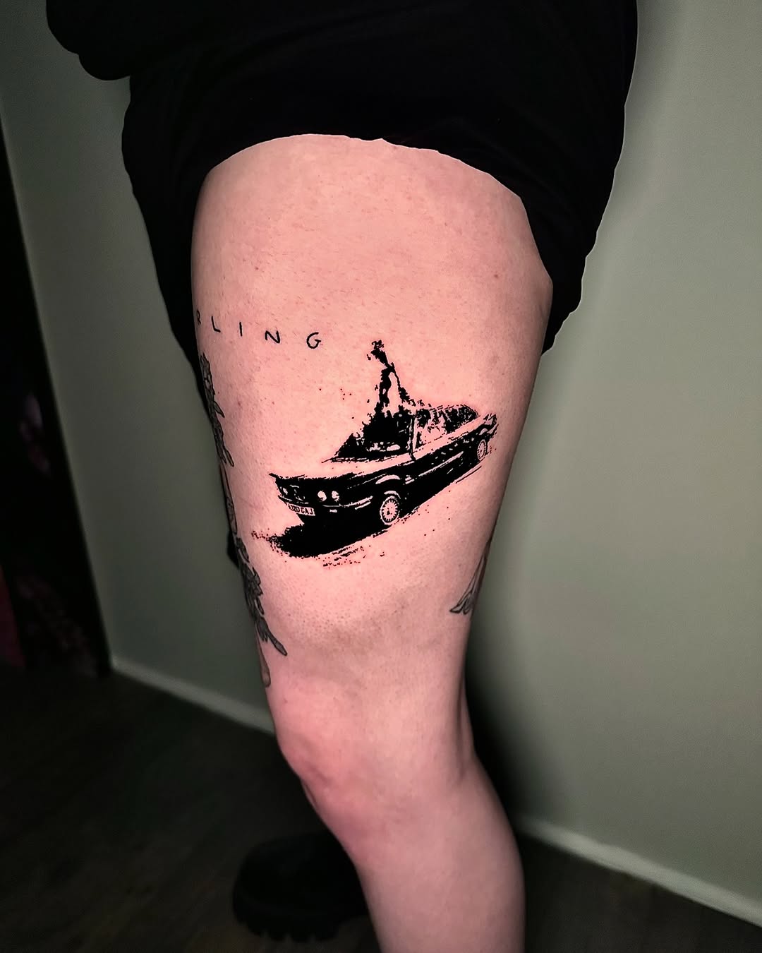 Tattoo by @matthew.hall.tattoo — blackwork, lettering_script