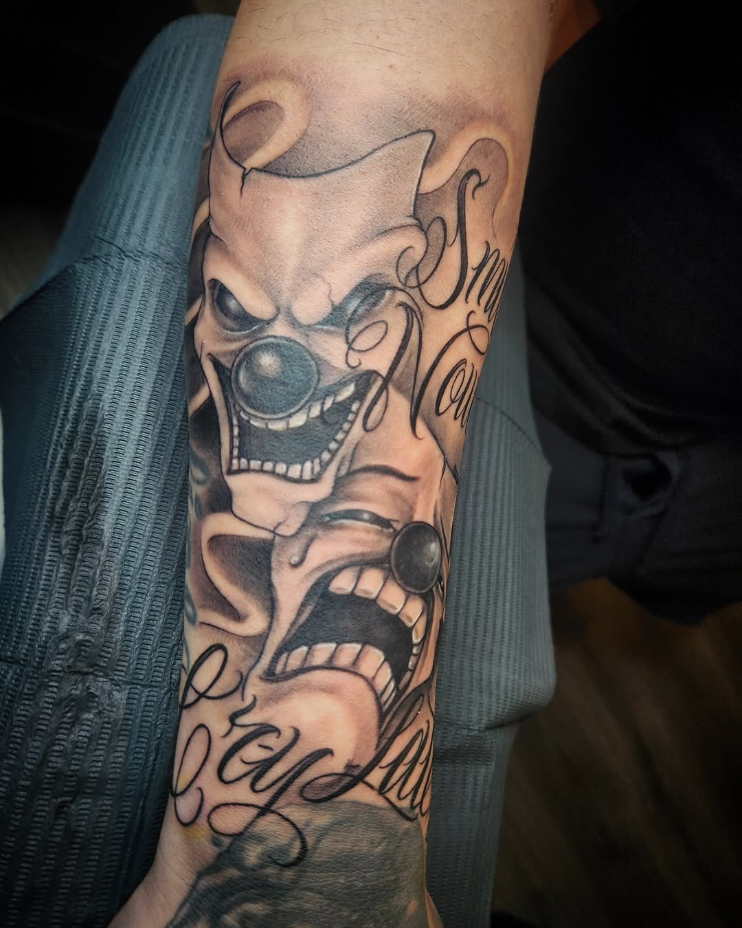 Tattoo by @infvmous.1 โ chicano, lettering_script