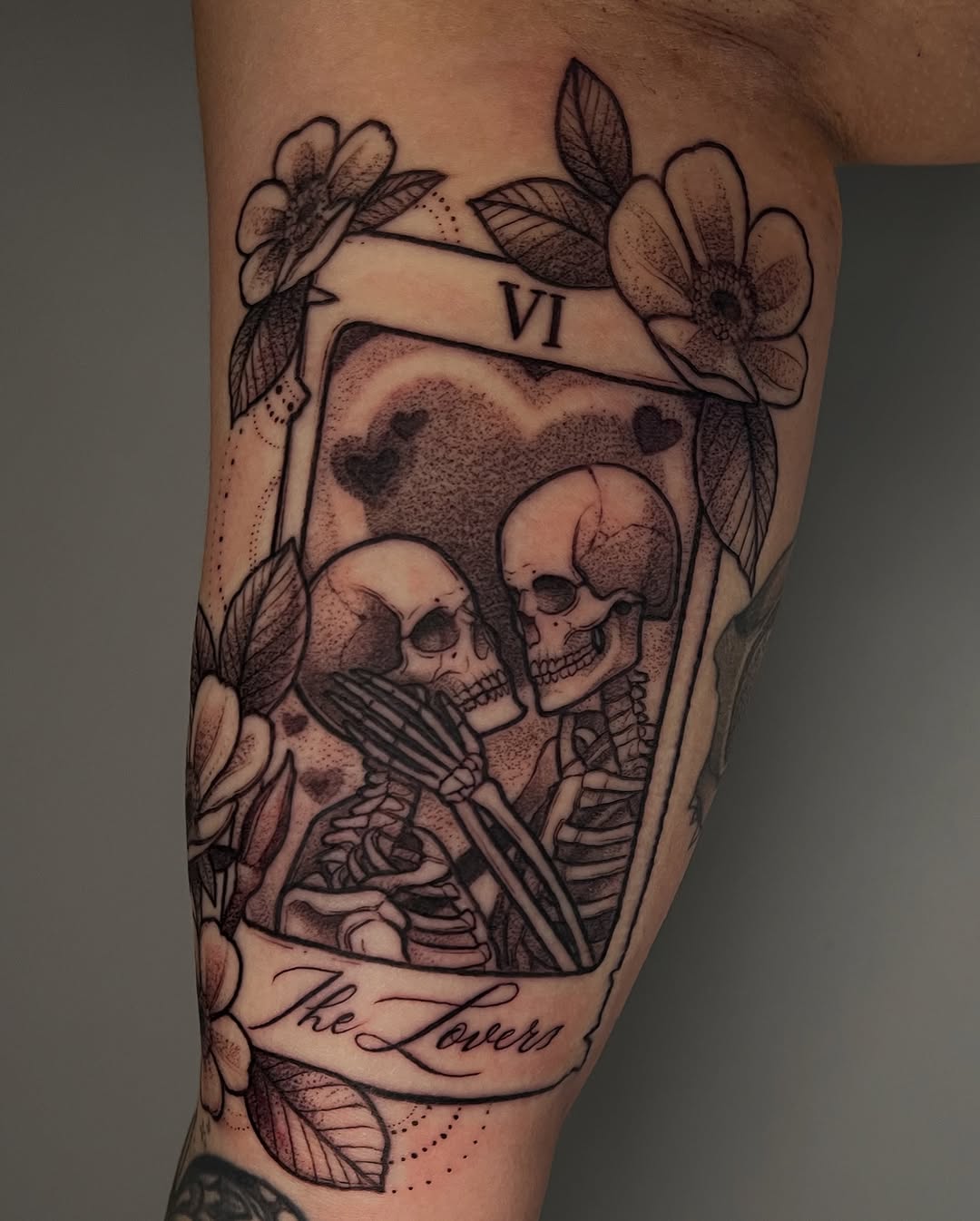 Tattoo by @judes_draws — black_and_grey, lettering_script