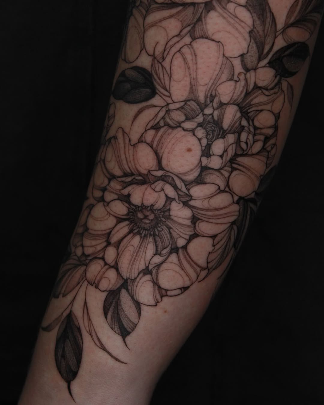 Tattoo by @trixiehg.tattoo — illustrative, black_and_grey