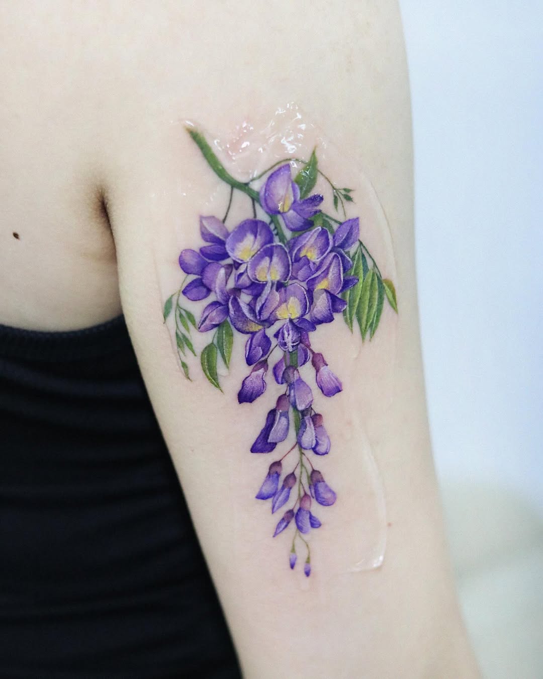 Tattoo by @nara_tattooer — realism, watercolor