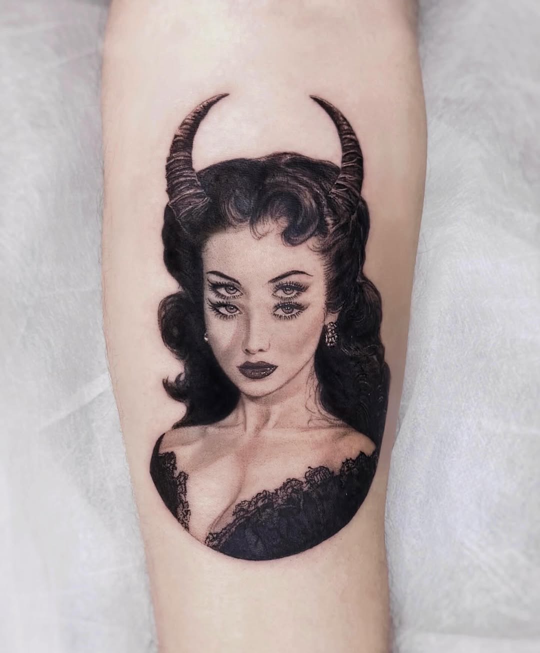 Tattoo by @lucyy.inked โ realism, dark_realism