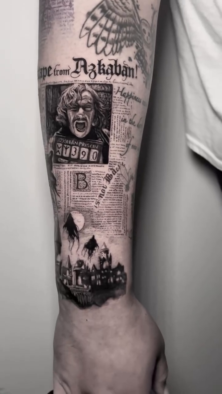 Tattoo by @jxrtattoos — realism, black_and_grey