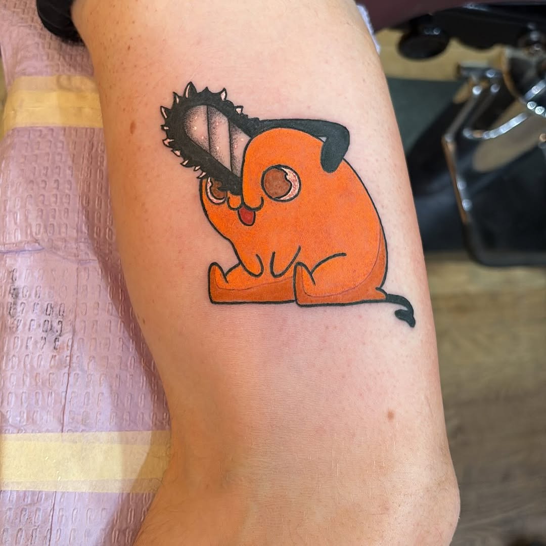 Tattoo by @edwardxtattoos — anime