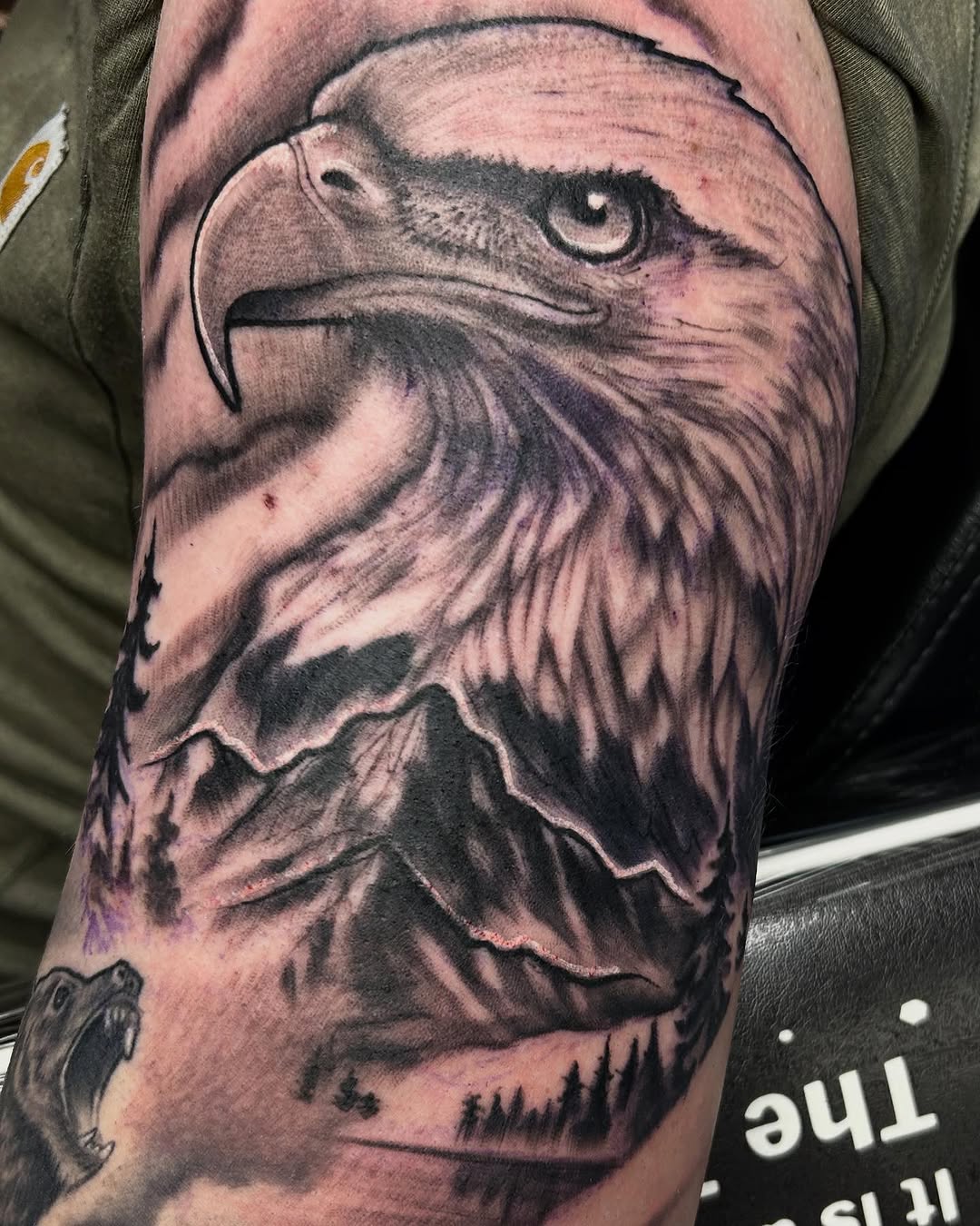 Tattoo by @thedanschuster — black_and_grey, realism