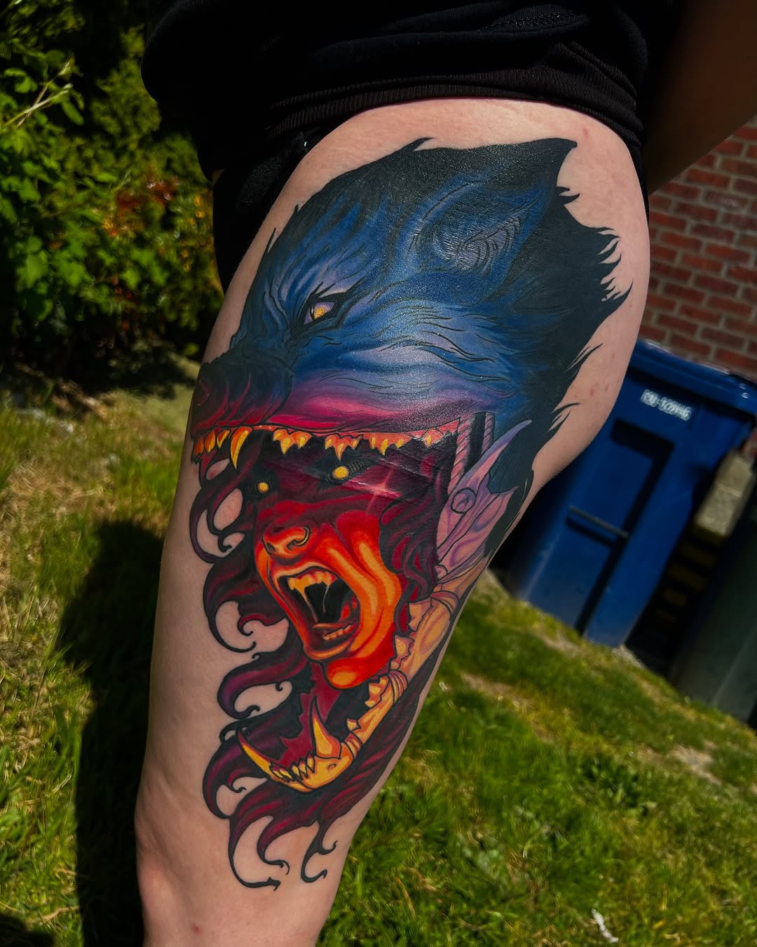 Tattoo by @blackbisontattoo β new_school, dark_realism
