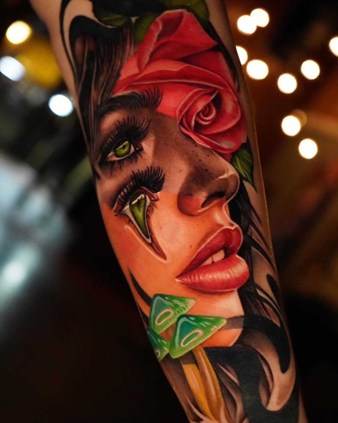 Tattoo by @palacios_ink โ realism, surrealism