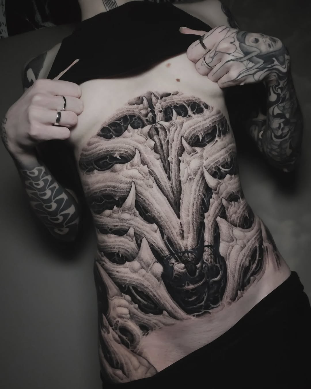 Tattoo by @dimaxmedusa โ realism, dark_realism