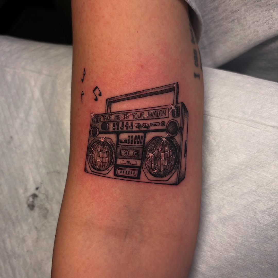 Tattoo by @syddix_art — illustrative, black_and_grey