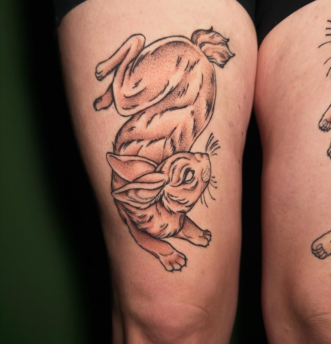 Tattoo by @goldenmagtattoo — dotwork