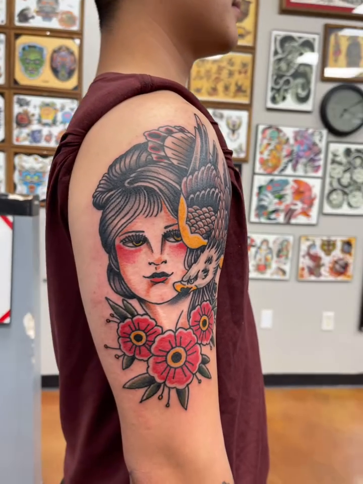 Tattoo by @ccharlandink — american_traditional, illustrative