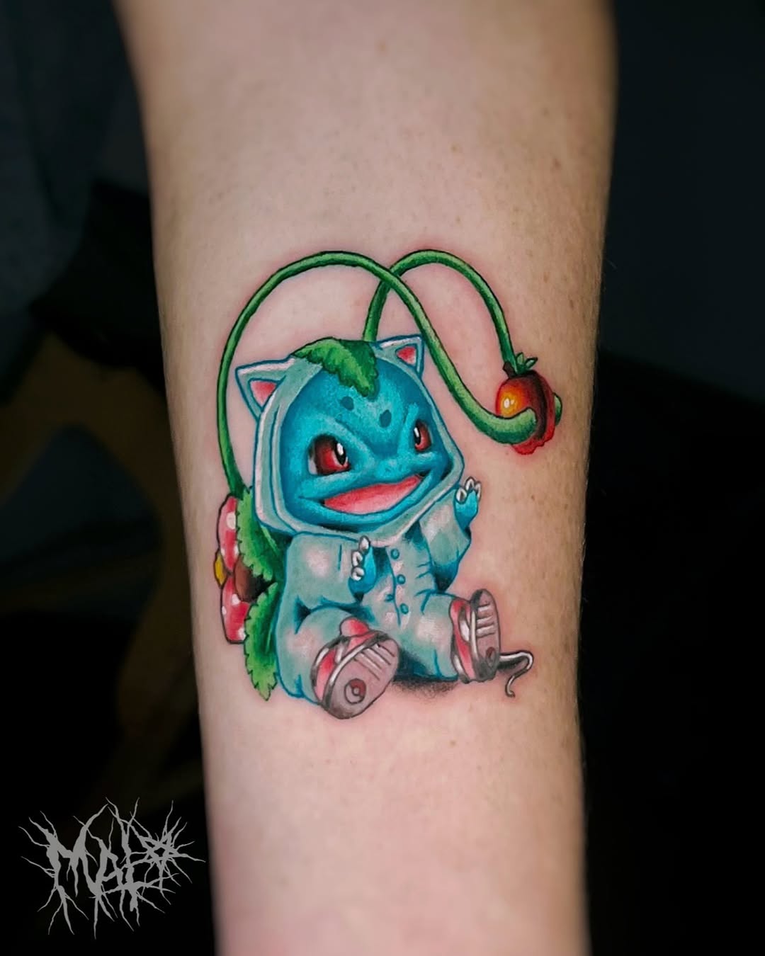 Tattoo by @snakesanddaggers โ anime, realism