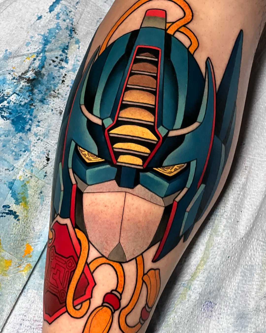 Tattoo by @tyler_wrong97 — new_school, anime