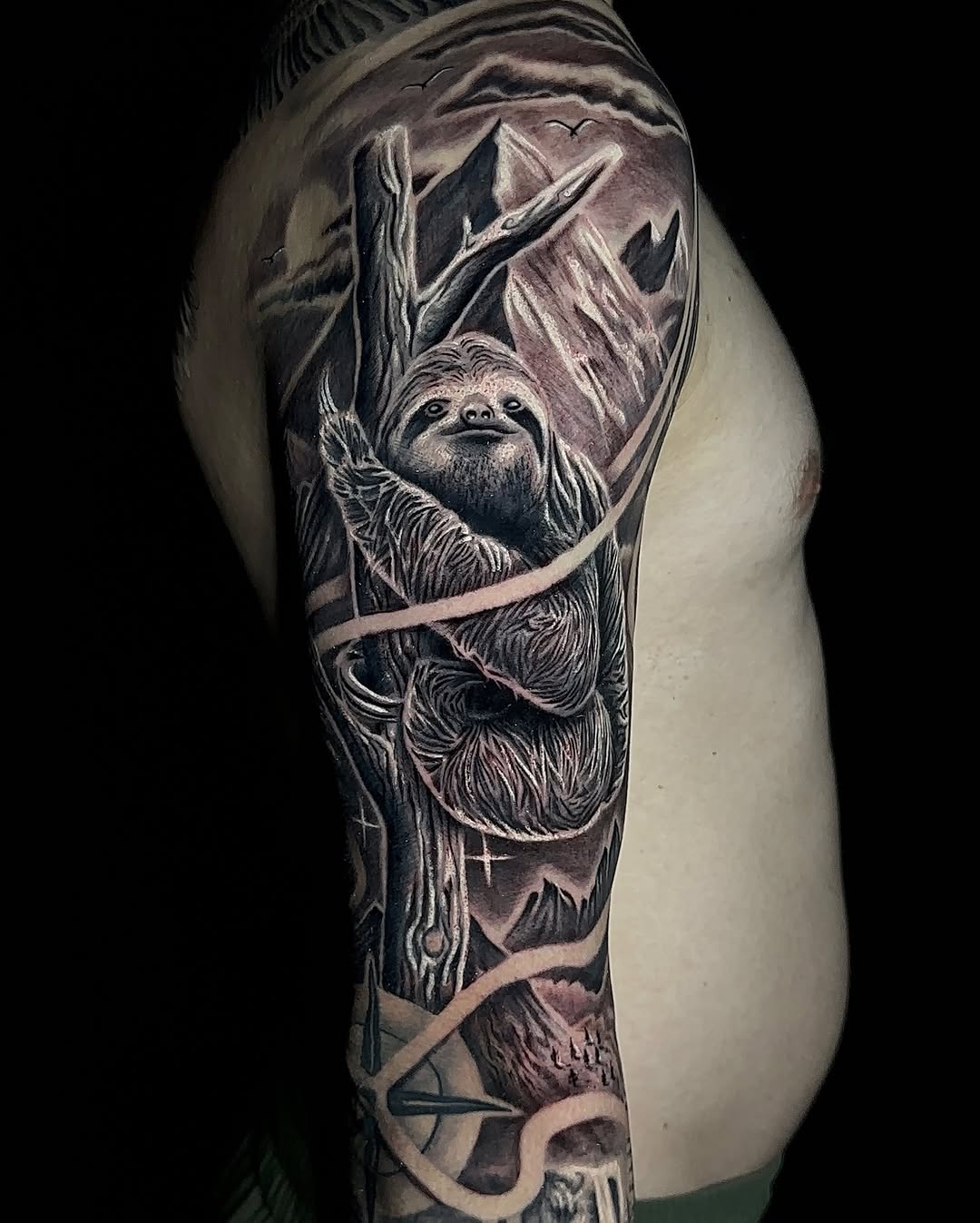 Tattoo by @tattoo_done — realism, black_and_grey