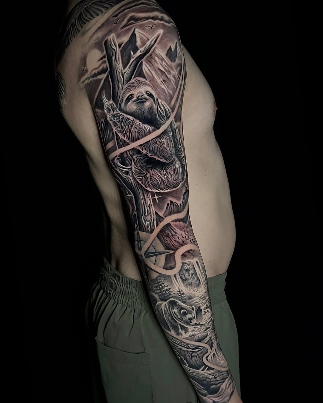 Tattoo by @tattoo_done — realism, black_and_grey