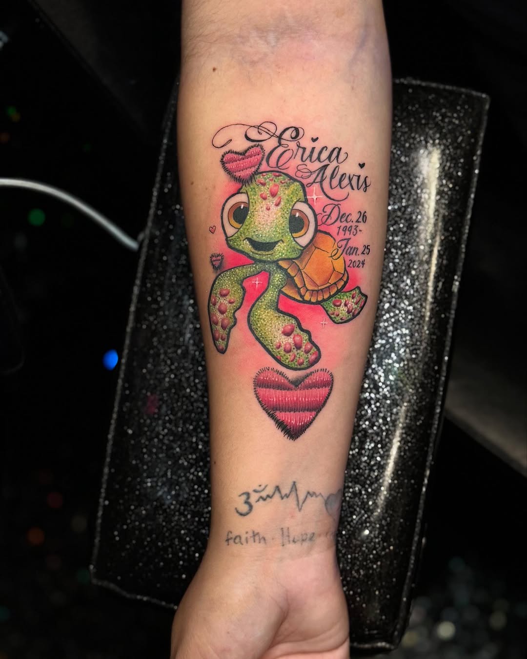 Tattoo by @tiptopartist — new_school, lettering_script