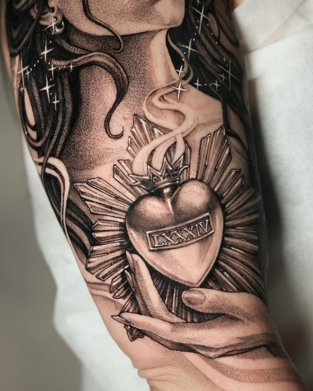Tattoo by @abcd_tattoo β black_and_grey, realism