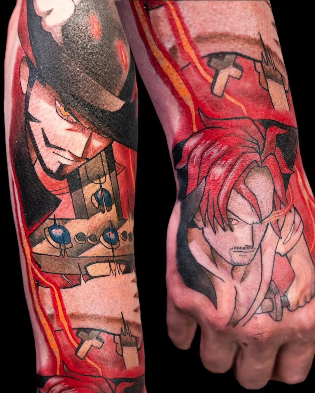 Tattoo by @jakeslayskrakens — anime, trash_polka