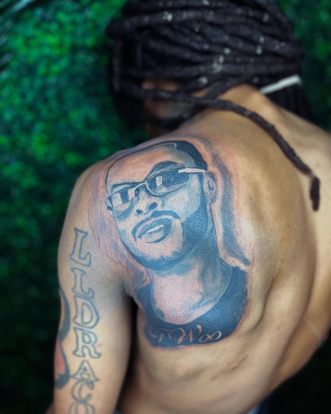 Tattoo by @fadeicewood β realism, black_and_grey