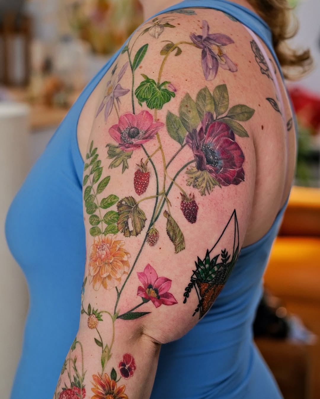 Tattoo by @jieminart — realism, botanical