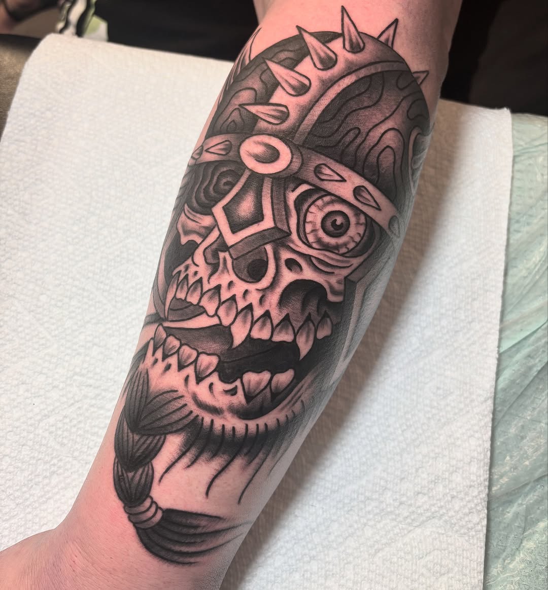 Tattoo by @trevorklohrtattoos — black_and_grey, realism
