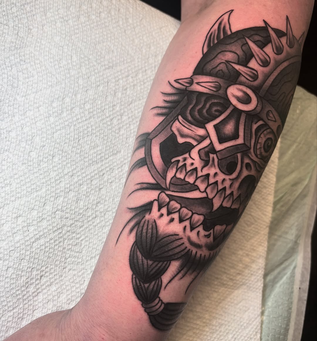 Tattoo by @trevorklohrtattoos — american_traditional, black_and_grey