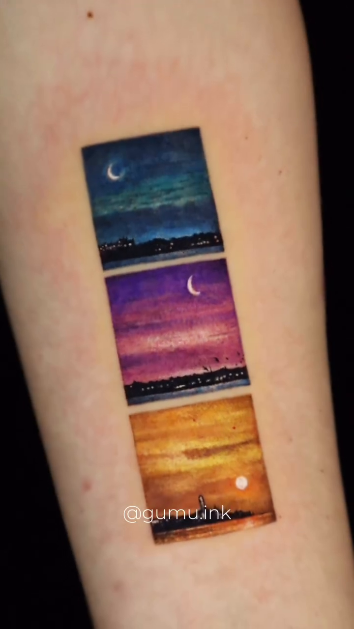 Tattoo by @gumu.ink โ realism, watercolor