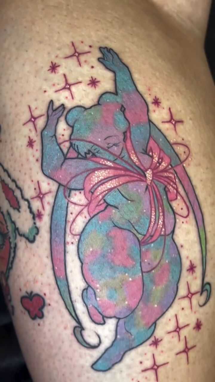 Tattoo by @batxbone — anime