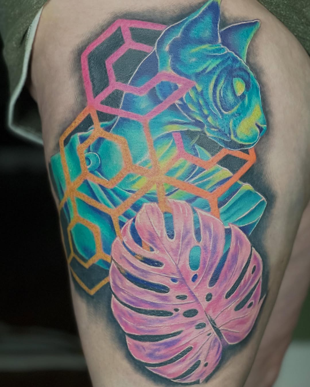 Tattoo by @coreybaileyart — new_school